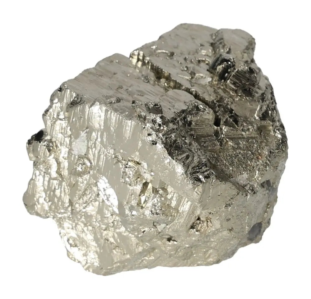 Superior quality pyrite cluster showcasing natural geometric formations and metallic luster, perfect for collectors.