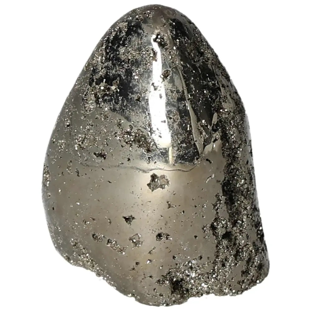 Superior Quality Pyrite Cluster with Metallic Luster and Geometric Formations