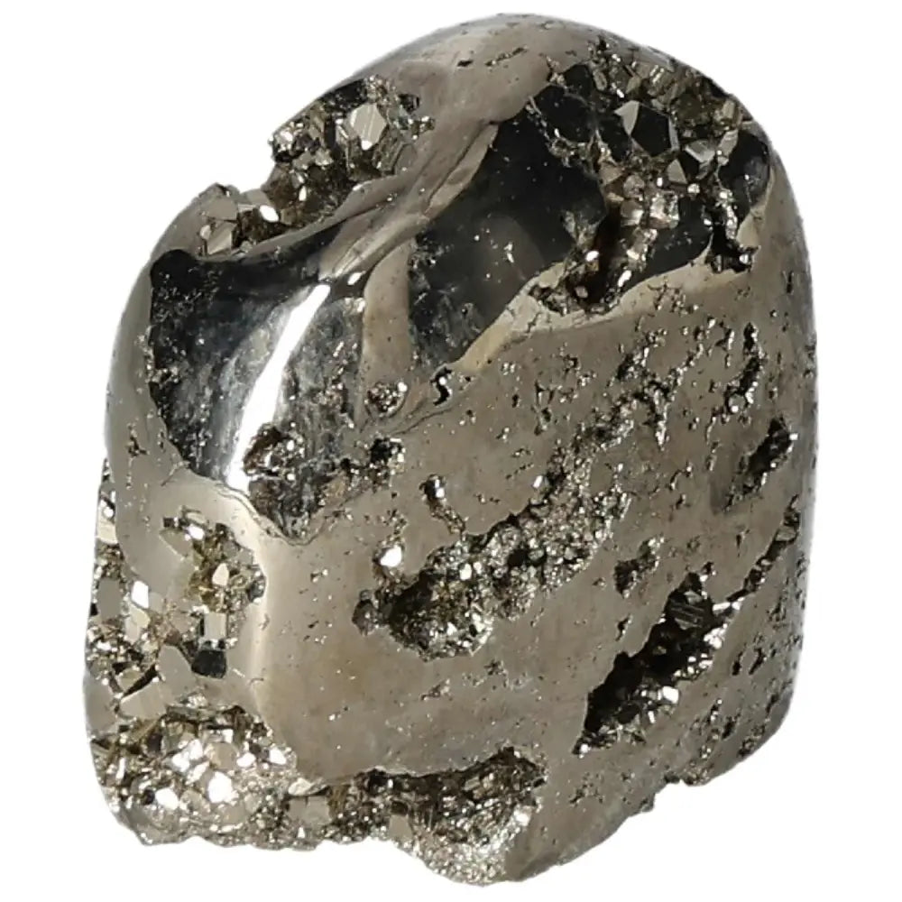 Superior Quality Pyrite Cluster with Geometric Metallic Luster