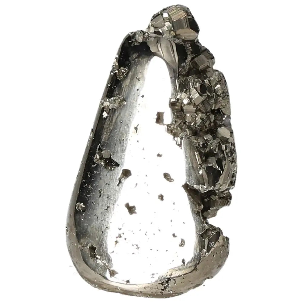 Superior quality pyrite clusters with geometric formations and metallic luster, showcasing natural elegance and sculptural detail.