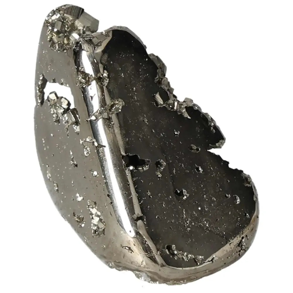 Superior quality pyrite cluster featuring natural geometric formations and metallic luster, showcasing intricate sculptural details.