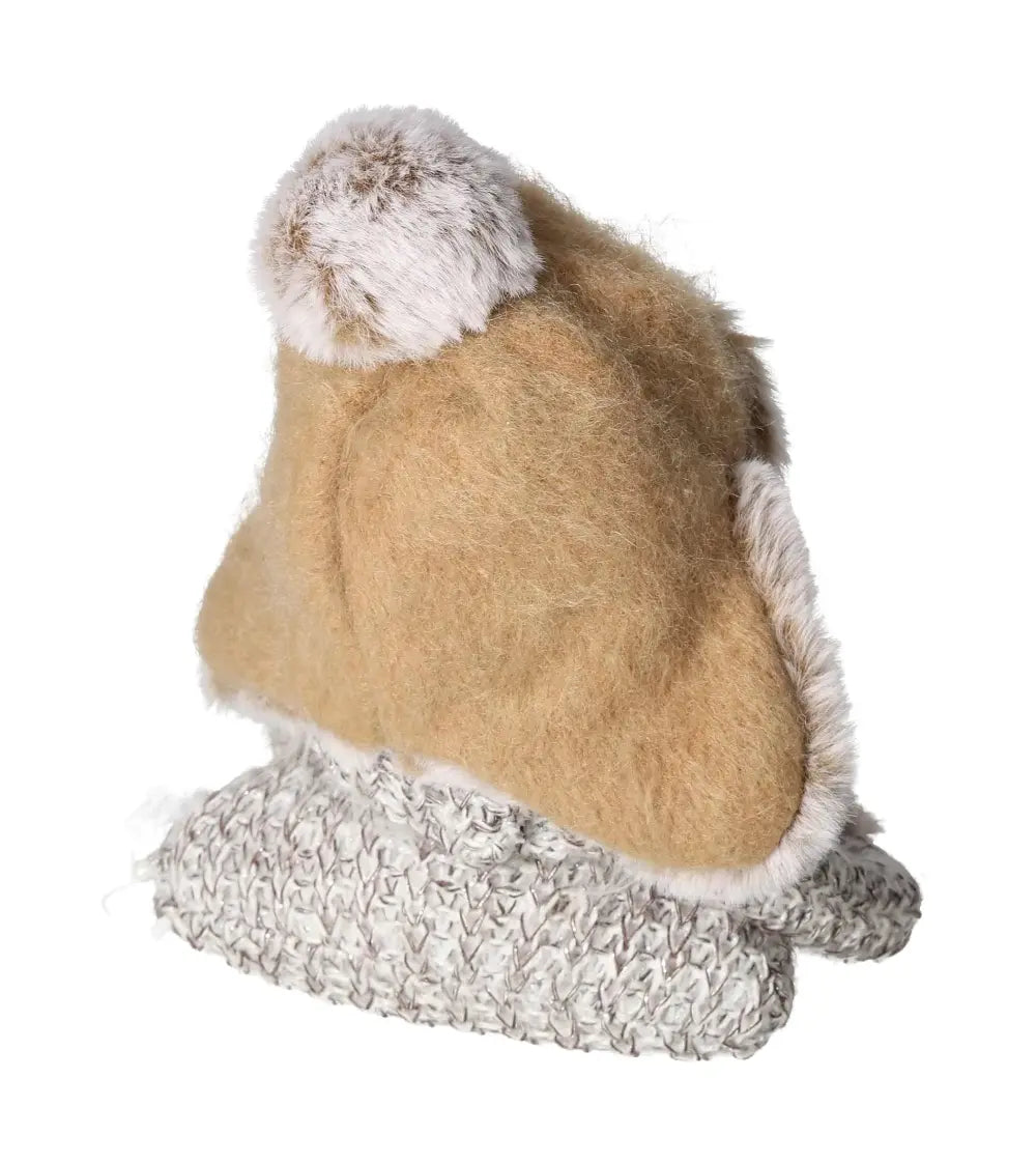 Winter Decoration Figure in Knitted Look by Sylvia Crystals, a cozy and elegant addition to your seasonal decor collection.