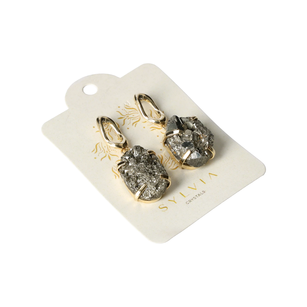 Pyrite Earring Gold 40000188