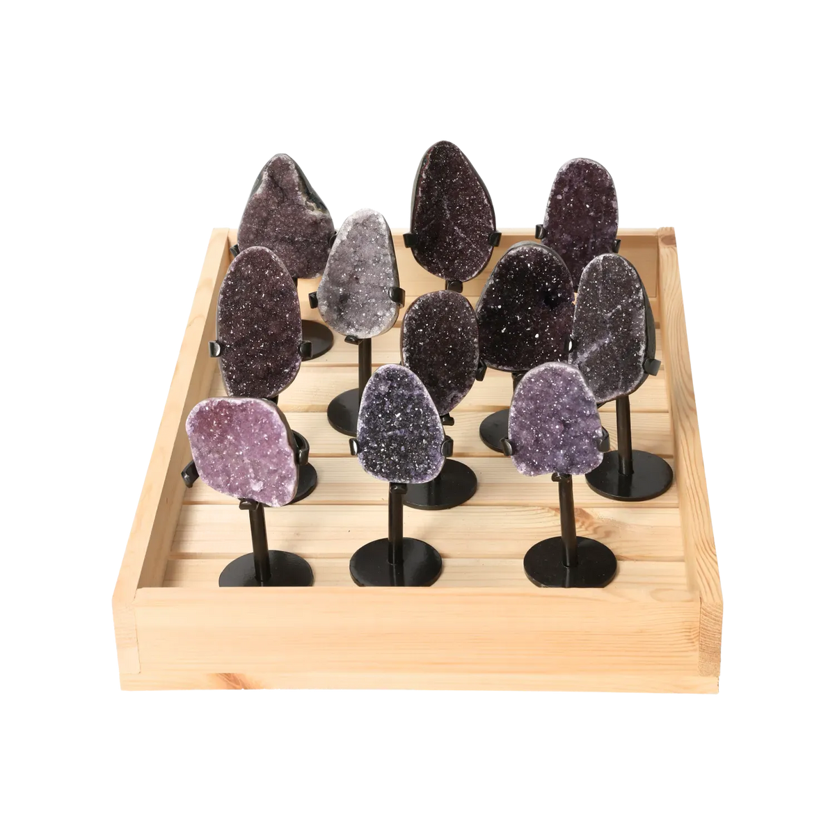 Amethyst Druze On Metal Base M 10000993