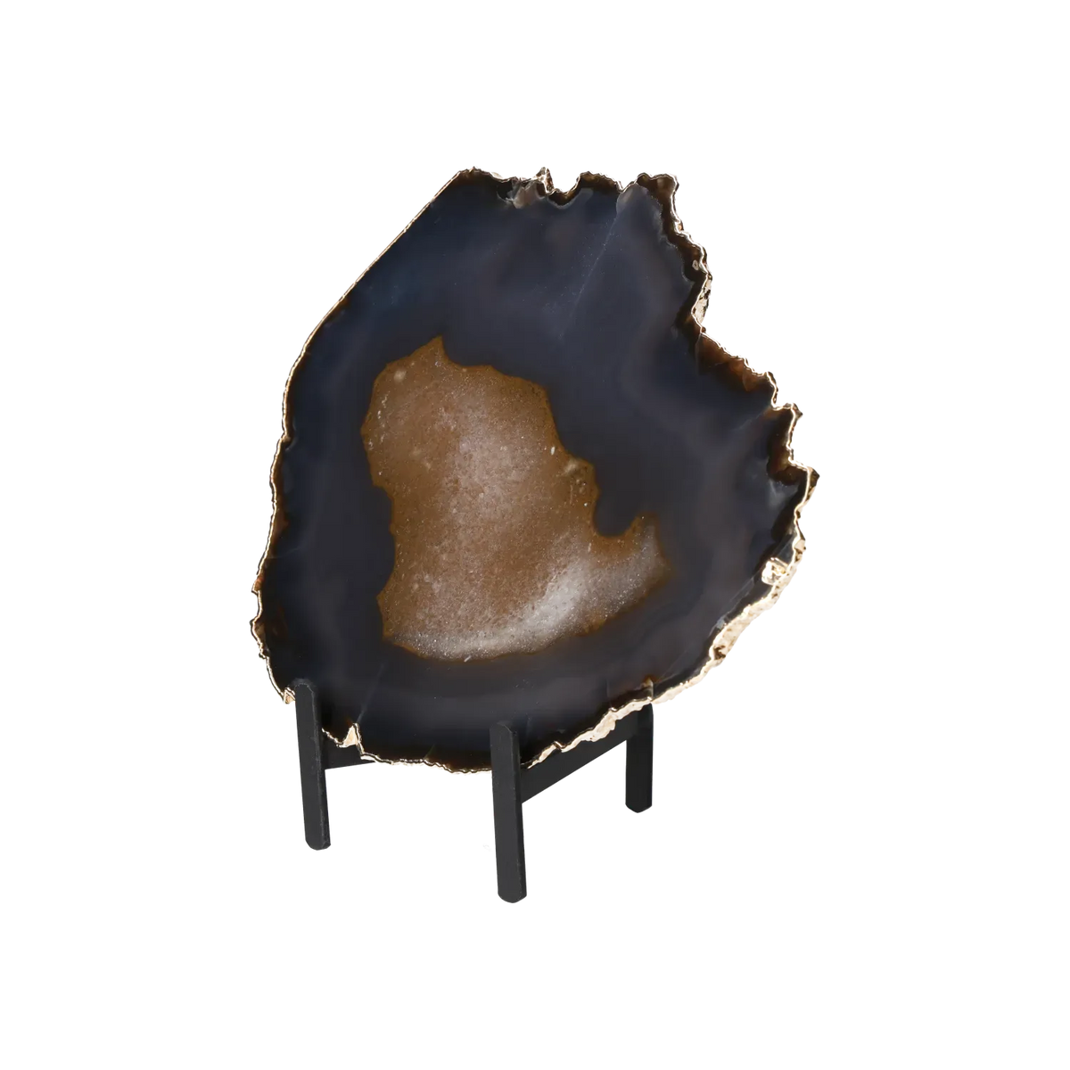 Agate Thin Slab On Metal Stand 10001014
