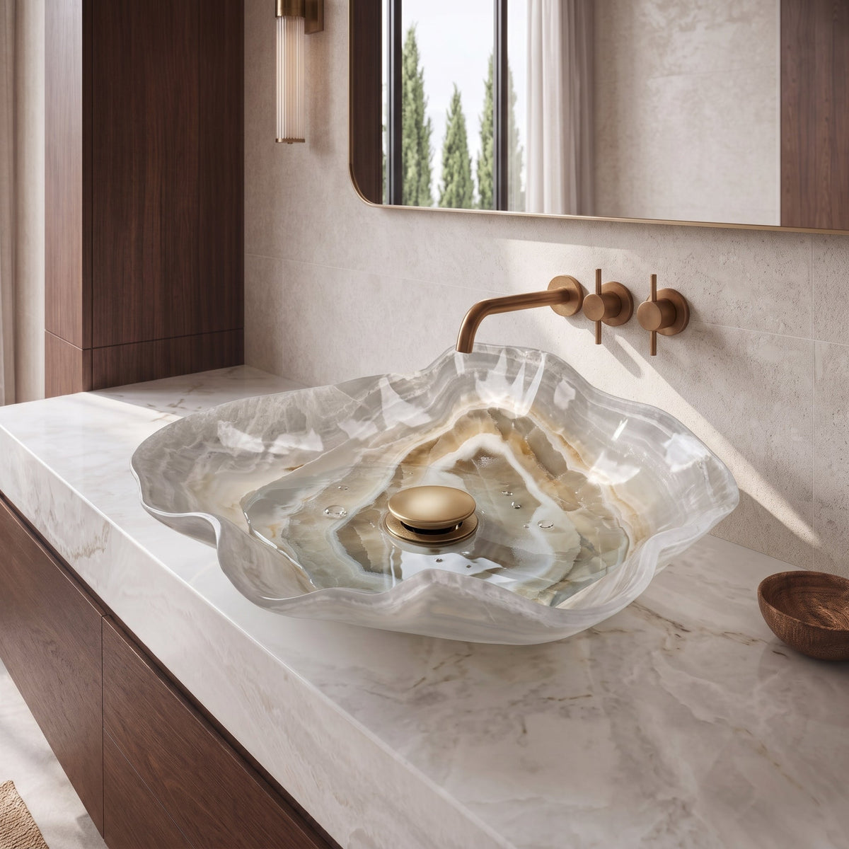 Onyx washbasin 460 × 190 × 600 mm