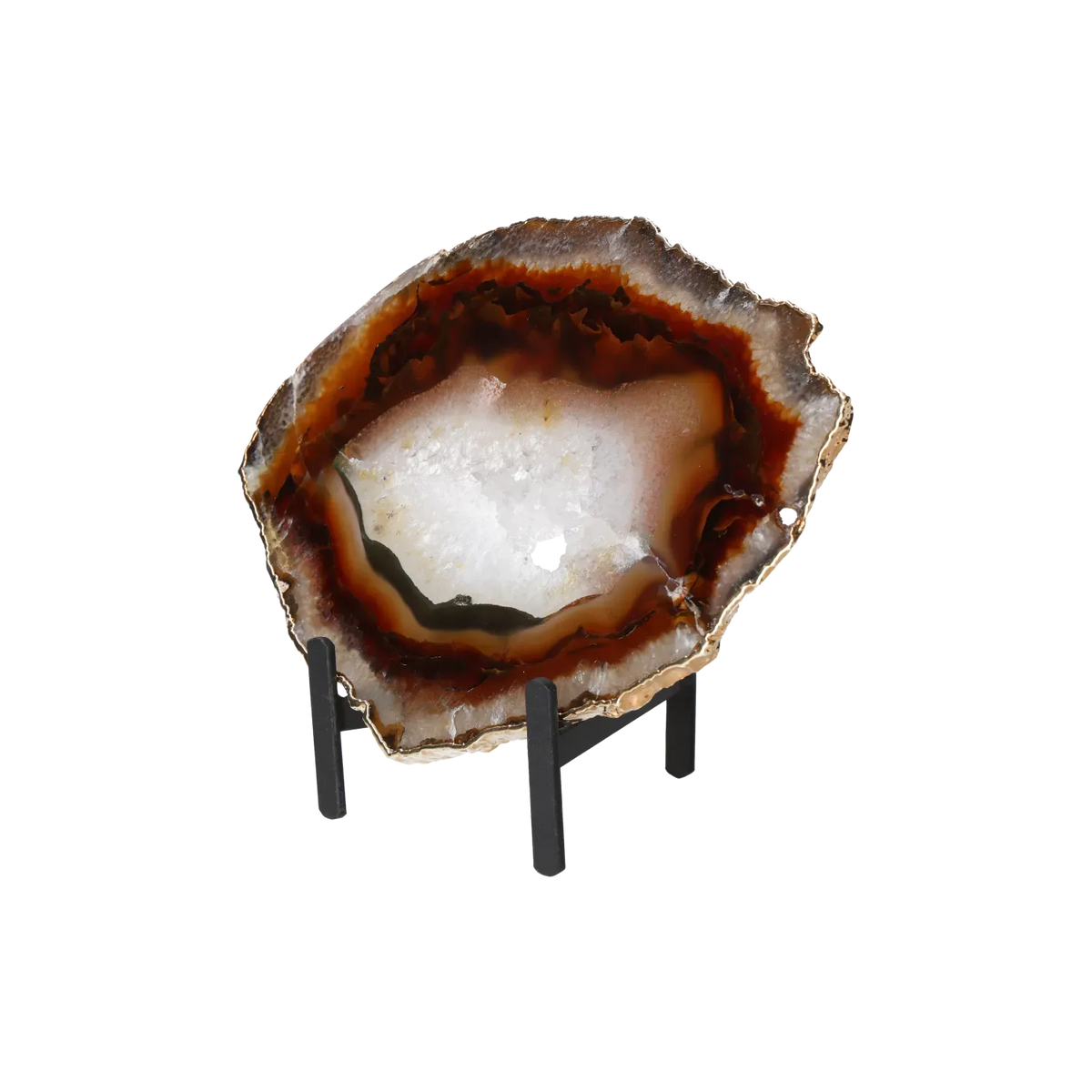 Agate Thin Slab On Metal Stand 10001012