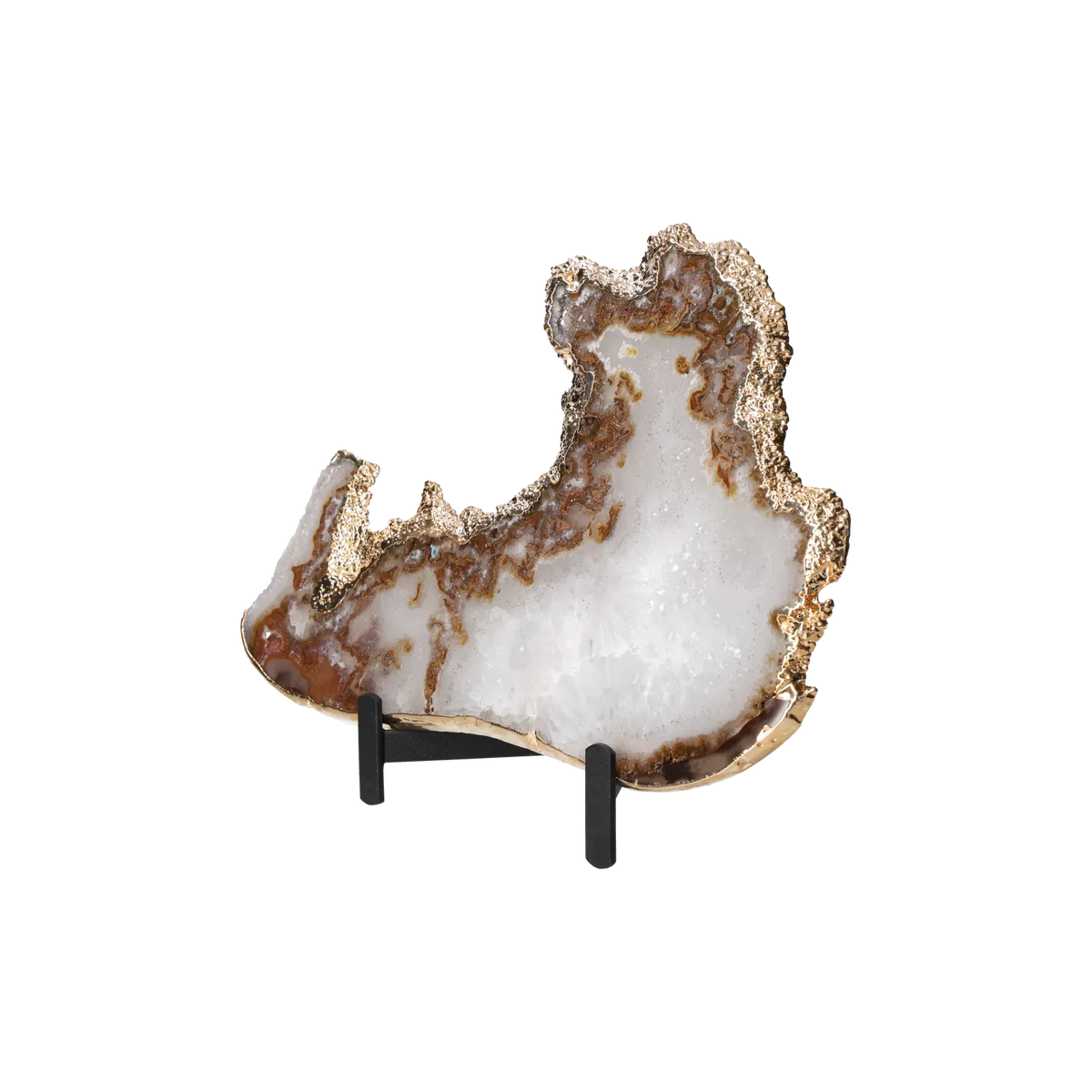 Agate Thin Slab On Metal Stand 10001003