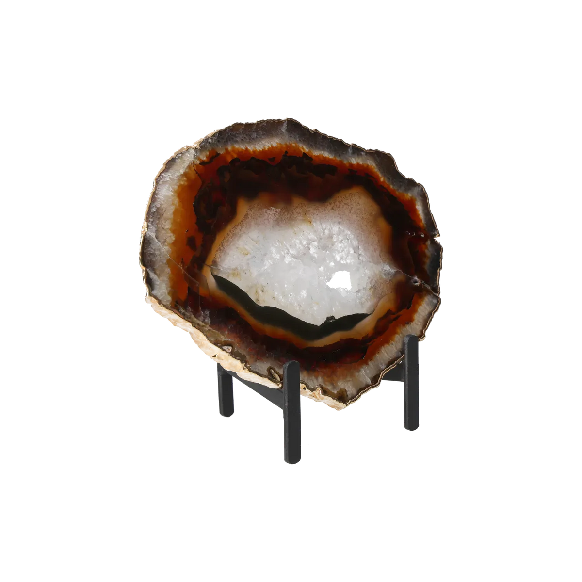 Agate Thin Slab On Metal Stand 10001012
