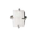 Selenite Sterling Silver Ring 40000107
