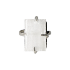 Selenite Sterling Silver Ring 40000107