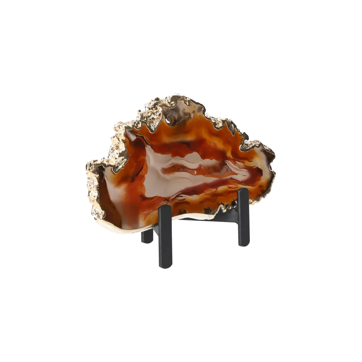 Agate Thin Slabs On Metal Stand 10001023