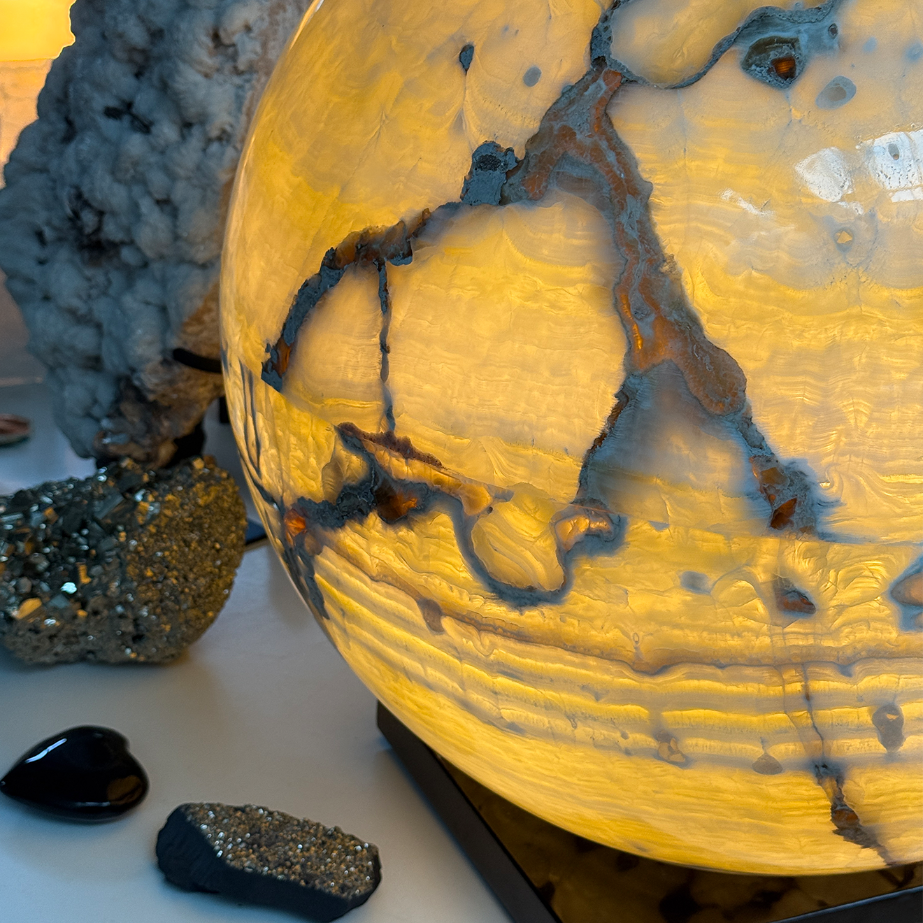 Calcite onyx sphere 500 mm