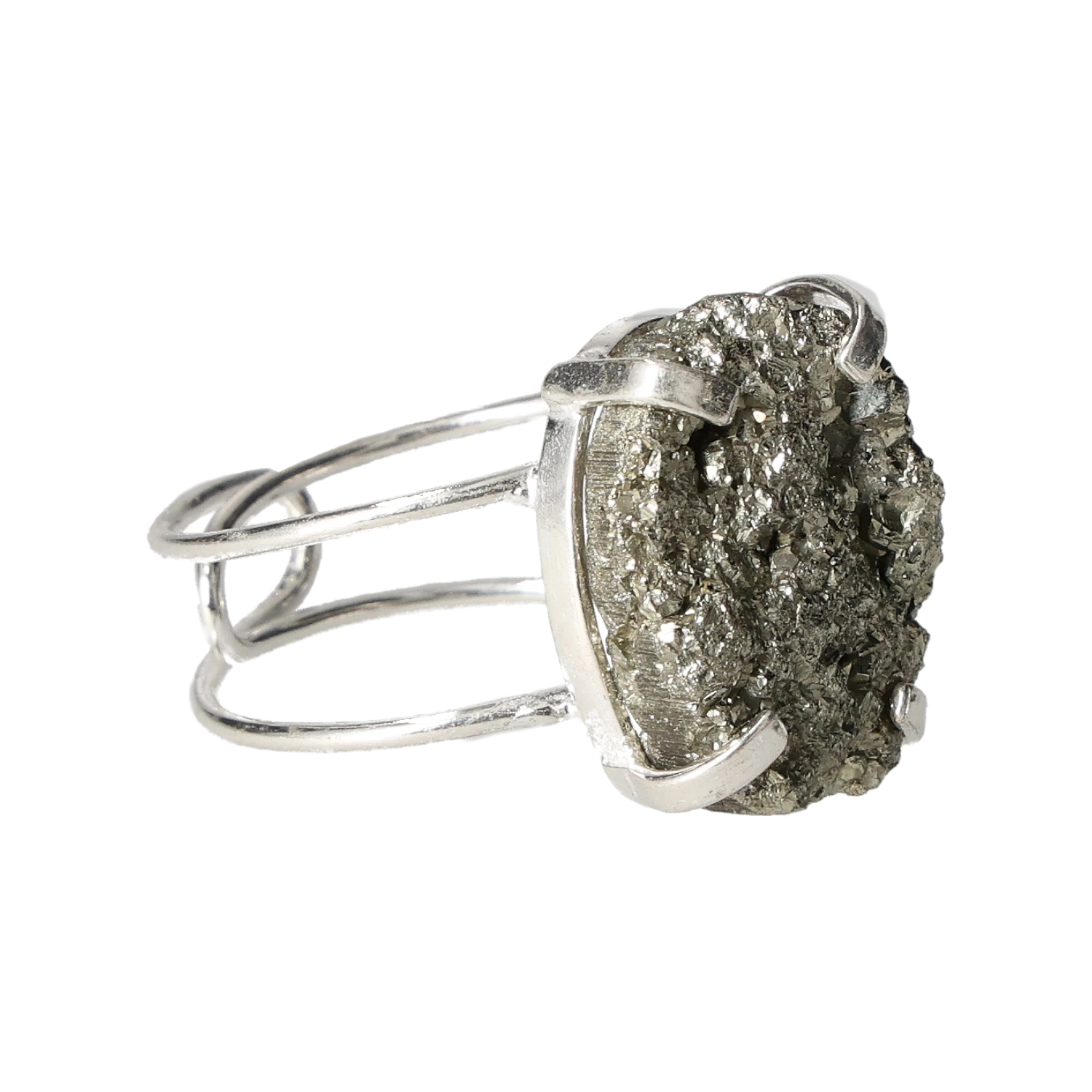 Pyrite Sterling Silver Ring