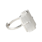 Selenite Sterling Silver Ring 40000107