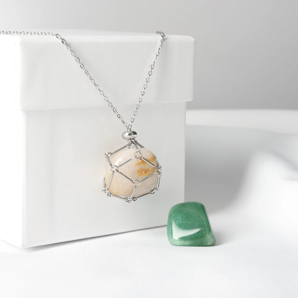 Pendant Set with 2 Interchangeable Stones ABUNDANCE 2  900031