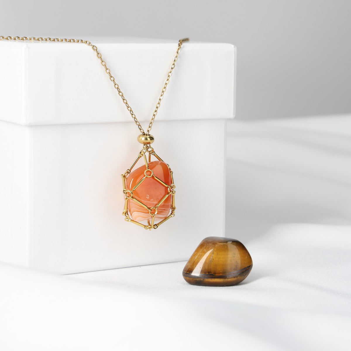 Pendant Set with 2 Interchangeable Stones COURAGE 1  900024