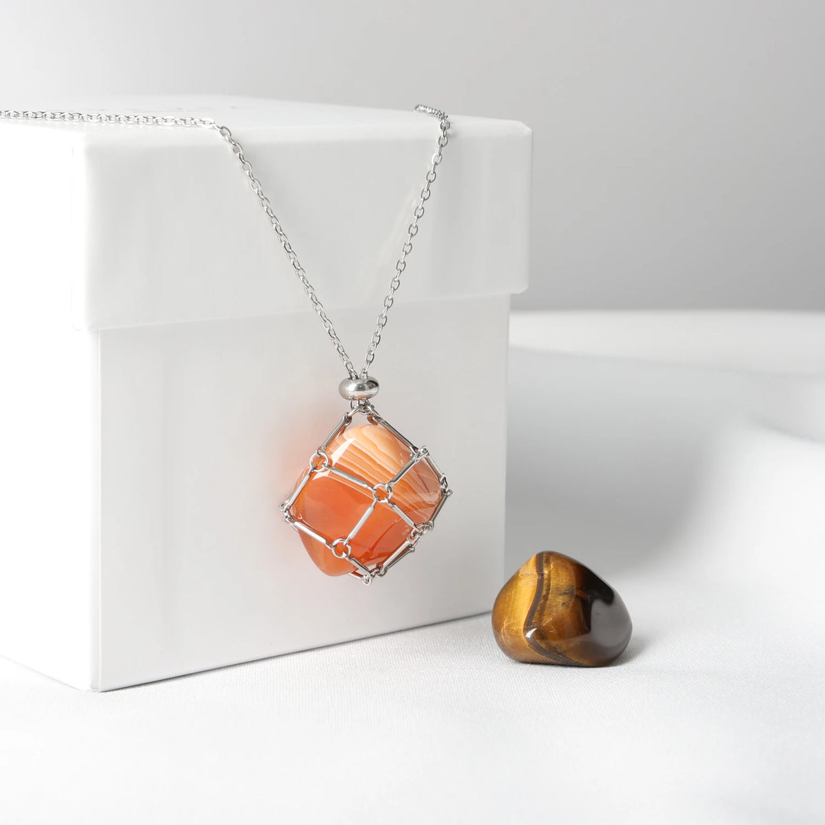 Pendant Set with 2 Interchangeable Stones COURAGE 2 900034