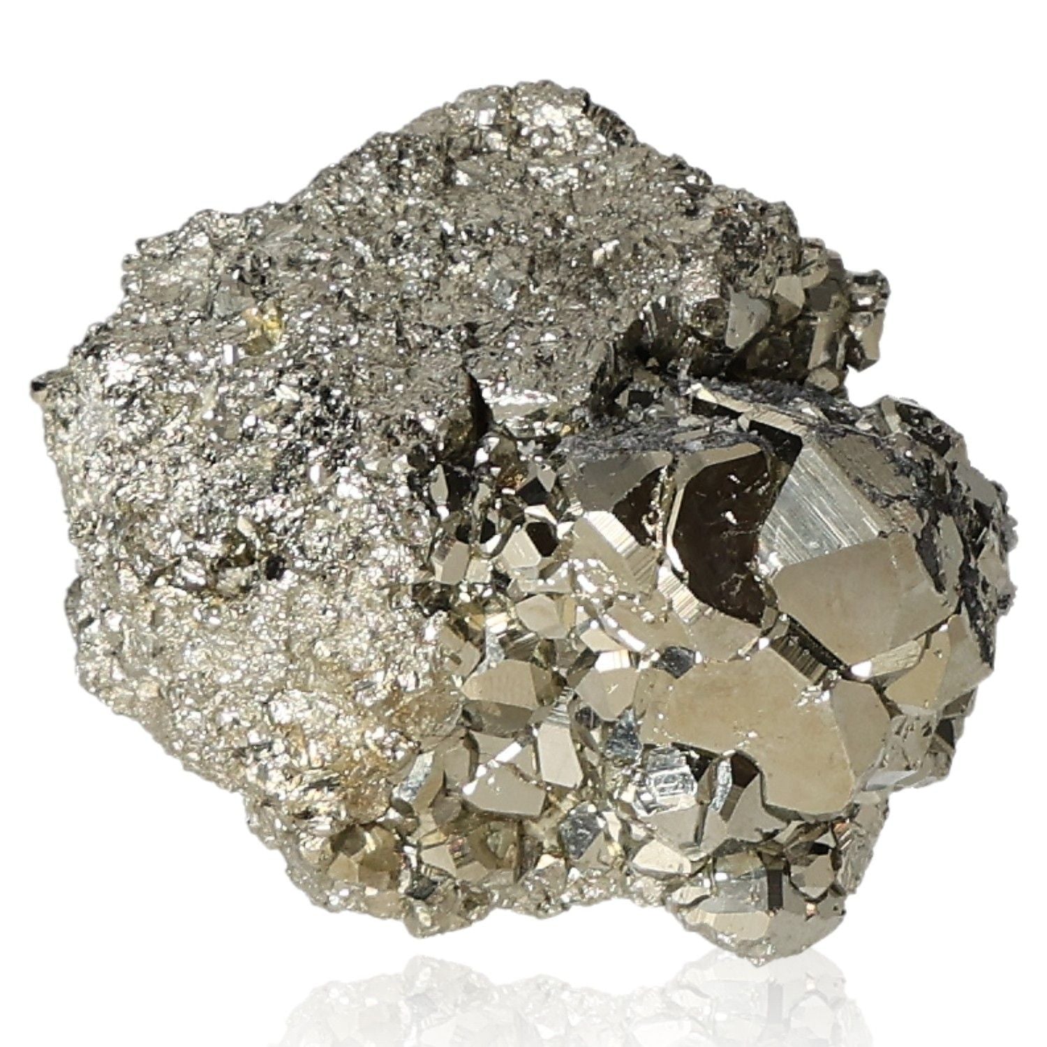 Shimmering pyrite druze mineral supporting independence and creativity, stimulates motivation and goal achievement.