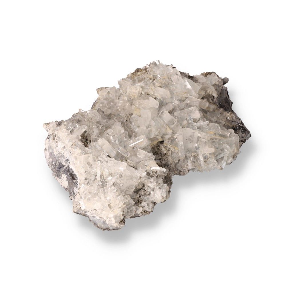 Natural Barite Crystal with Pyrite for Spiritual Healing and Balance