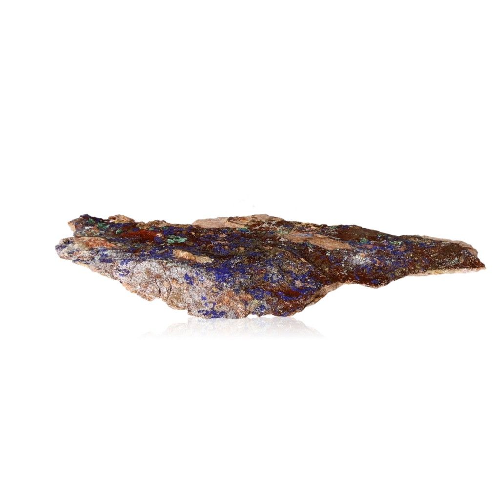 Deep blue Azurite mineral with unique patterns, ideal for collectors and spiritual growth seekers.