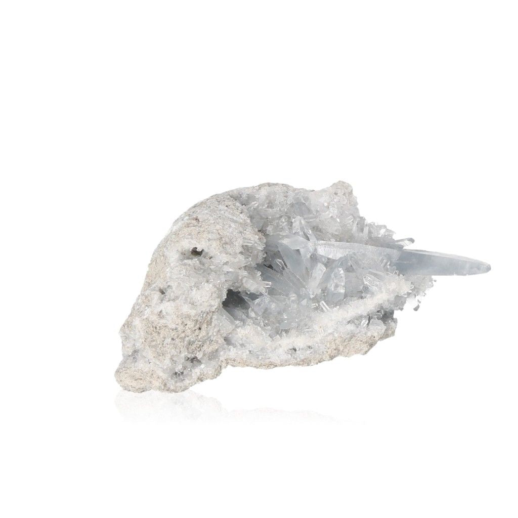 Celestite crystal stone with calming hues for serenity and divine connection