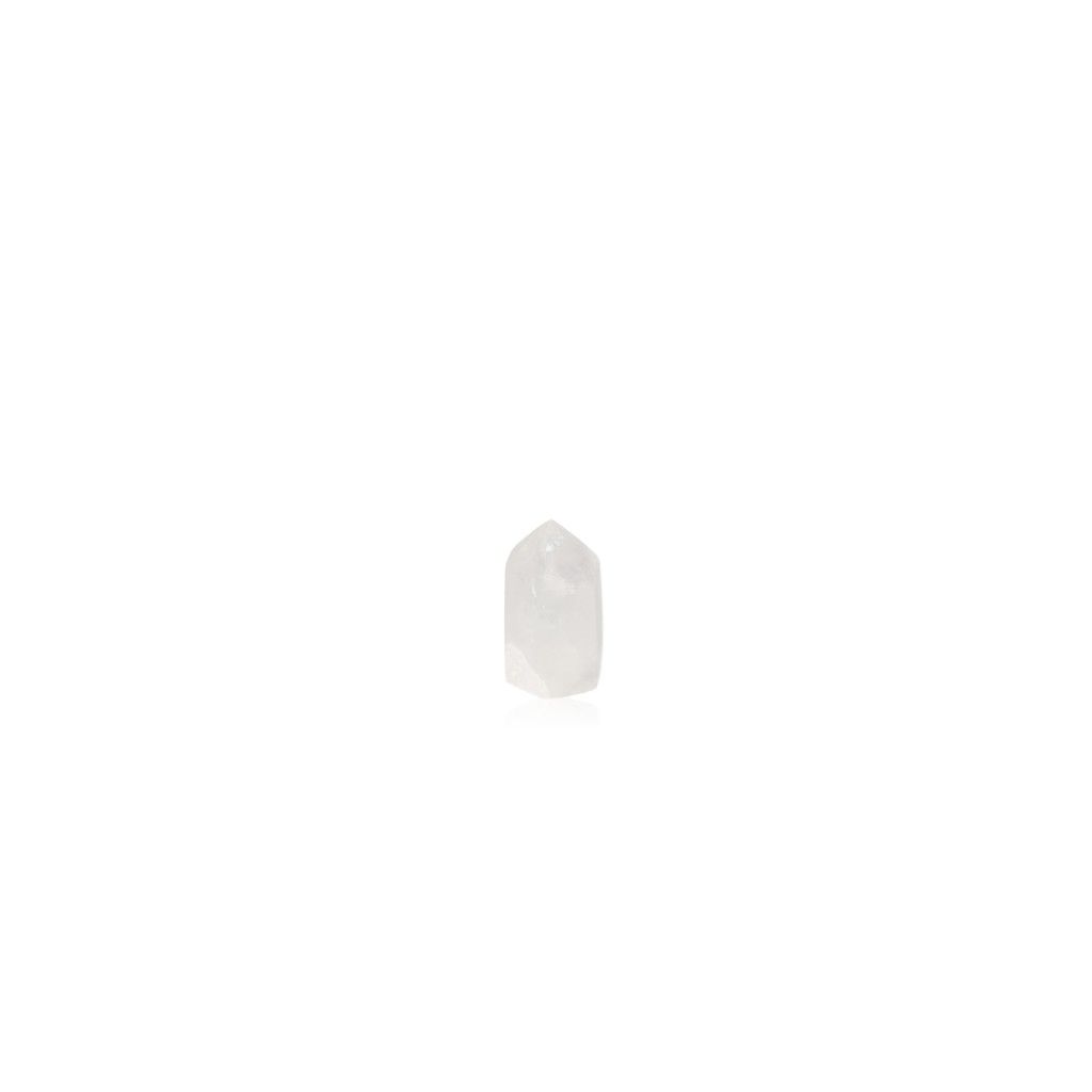 Polished crystal quartz point for chakra and zodiac energy balancing, various colors influence body and soul.