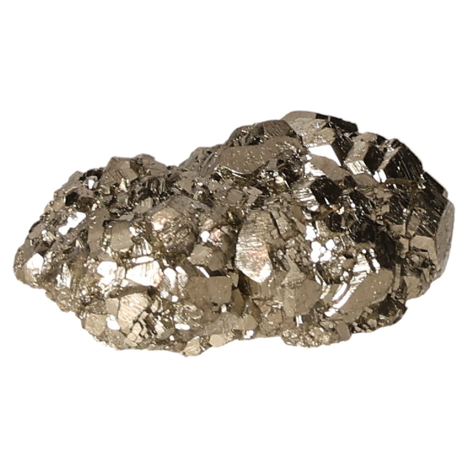 Pyrite druze stone promoting independence and courage, ideal for generating new ideas and achieving goals.