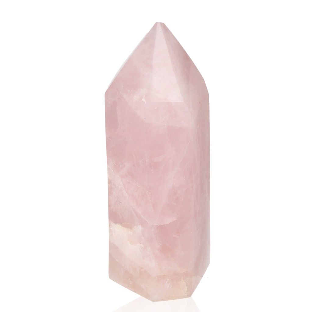 Rose Quartz Obelisk by Sylvia Crystals - Symbol of Love and Healing, Ethically Sourced, Crafted from Natural Rose Quartz