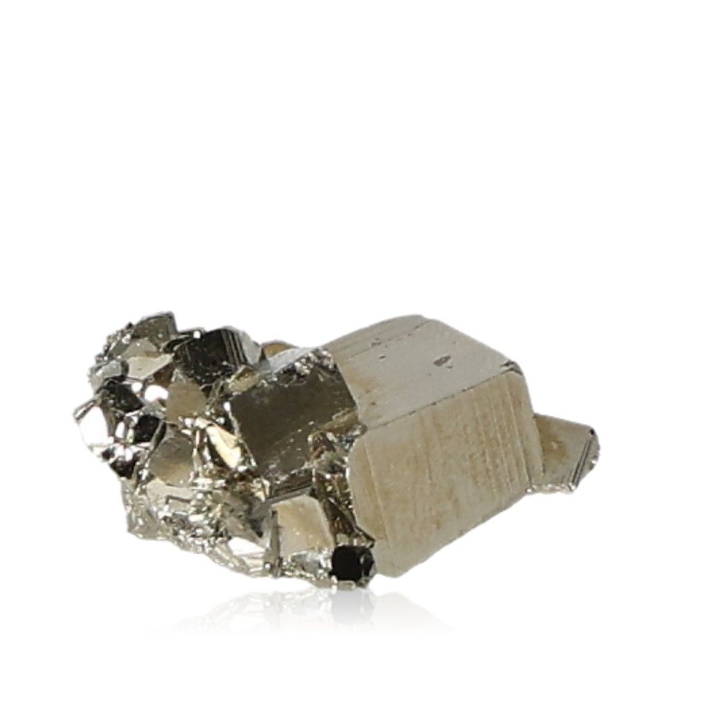 Pyrite druze crystal promoting independence and courage, ideal for motivation and goal achievement.