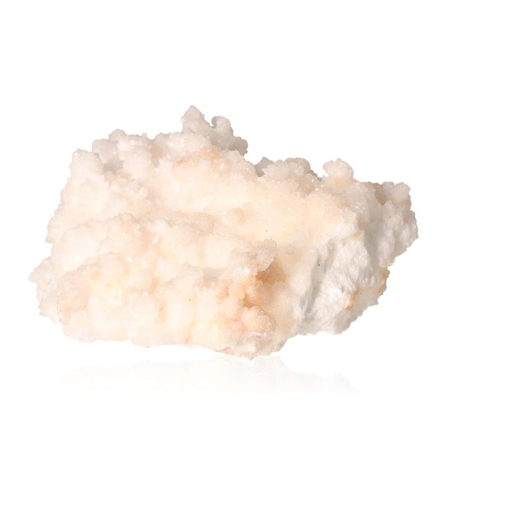 Ighoud Calcite Druze crystal for spiritual growth and manifesting dreams with intricate crystalline formations.