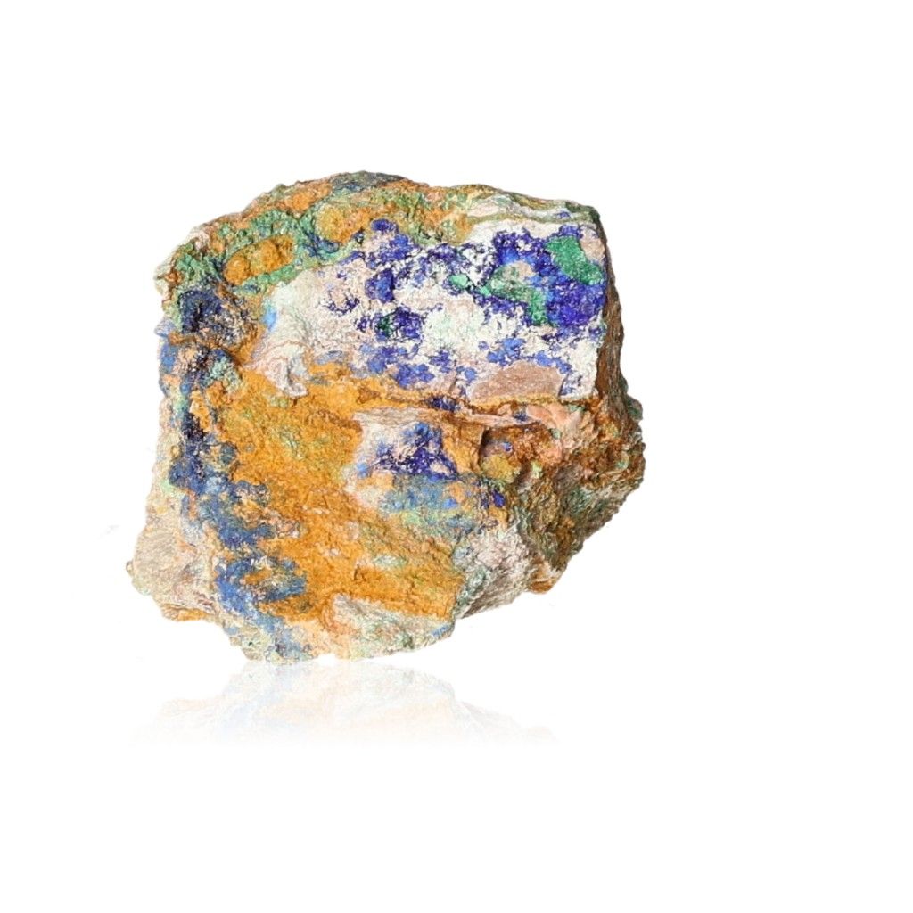 Azurite with Malachite mineral specimen featuring vibrant blue and green colors, ideal for collectors and spiritual growth enthusiasts.