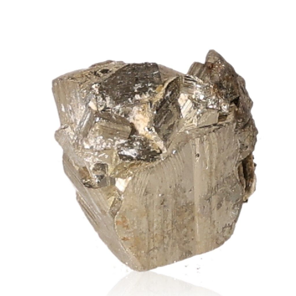 Pyrite crystal supports independence, encourages new ideas, and boosts courage for achieving goals.