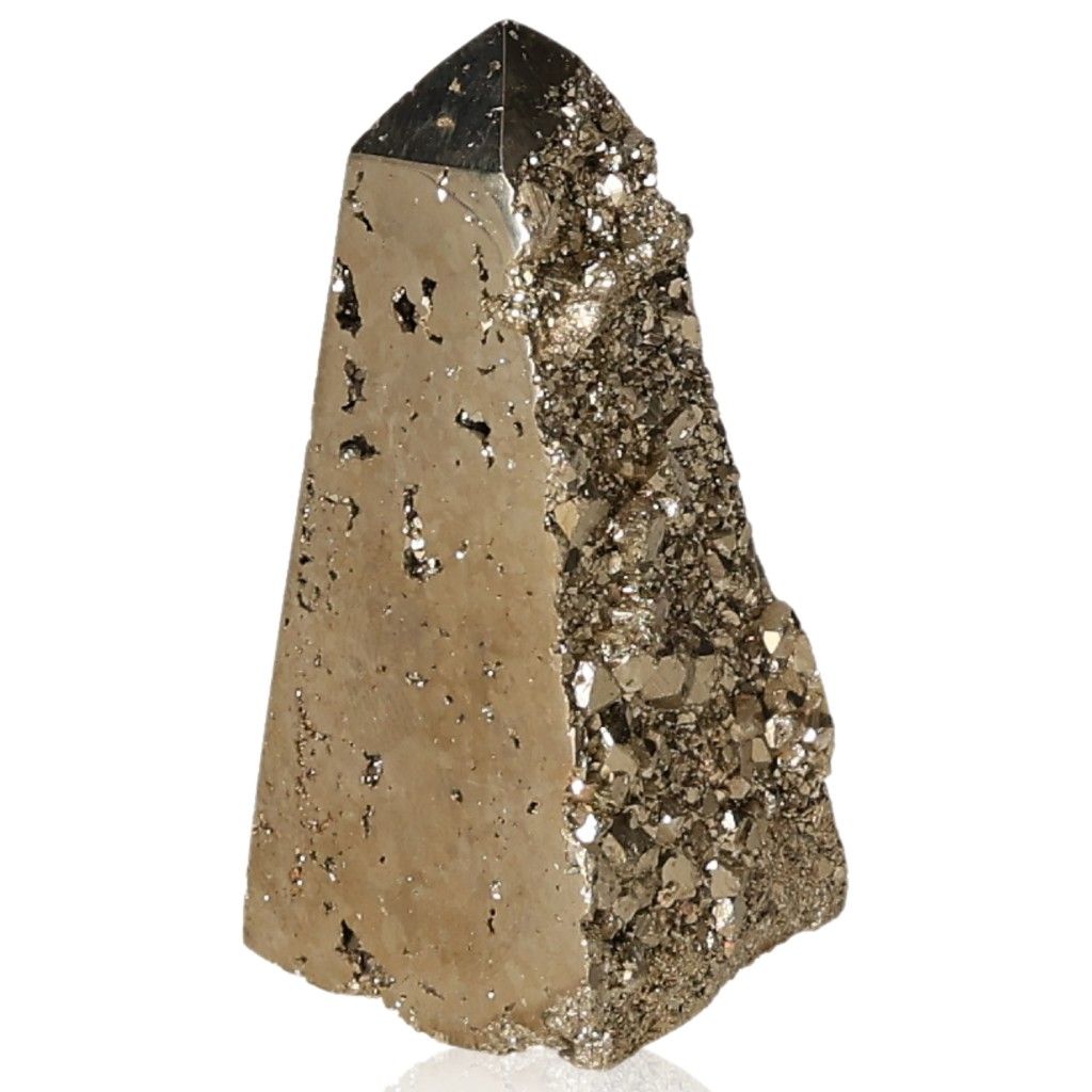 Shiny Pyrite Obelisk for independence and creativity, perfect for inspiring new ideas and boosting motivation and courage.