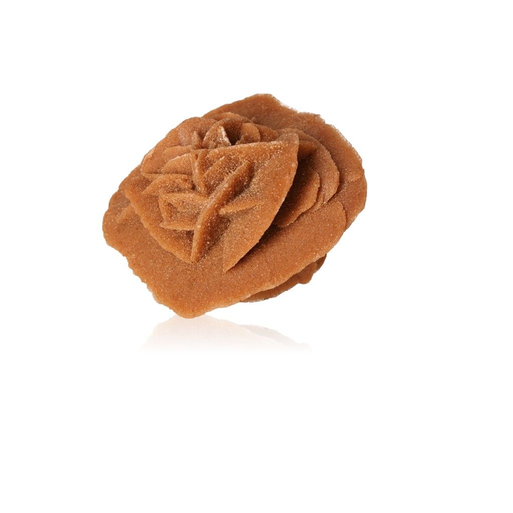 Desert Rose crystal formation, ethically sourced from Morocco by Sylvia Crystals, showcasing natural sculptural beauty.