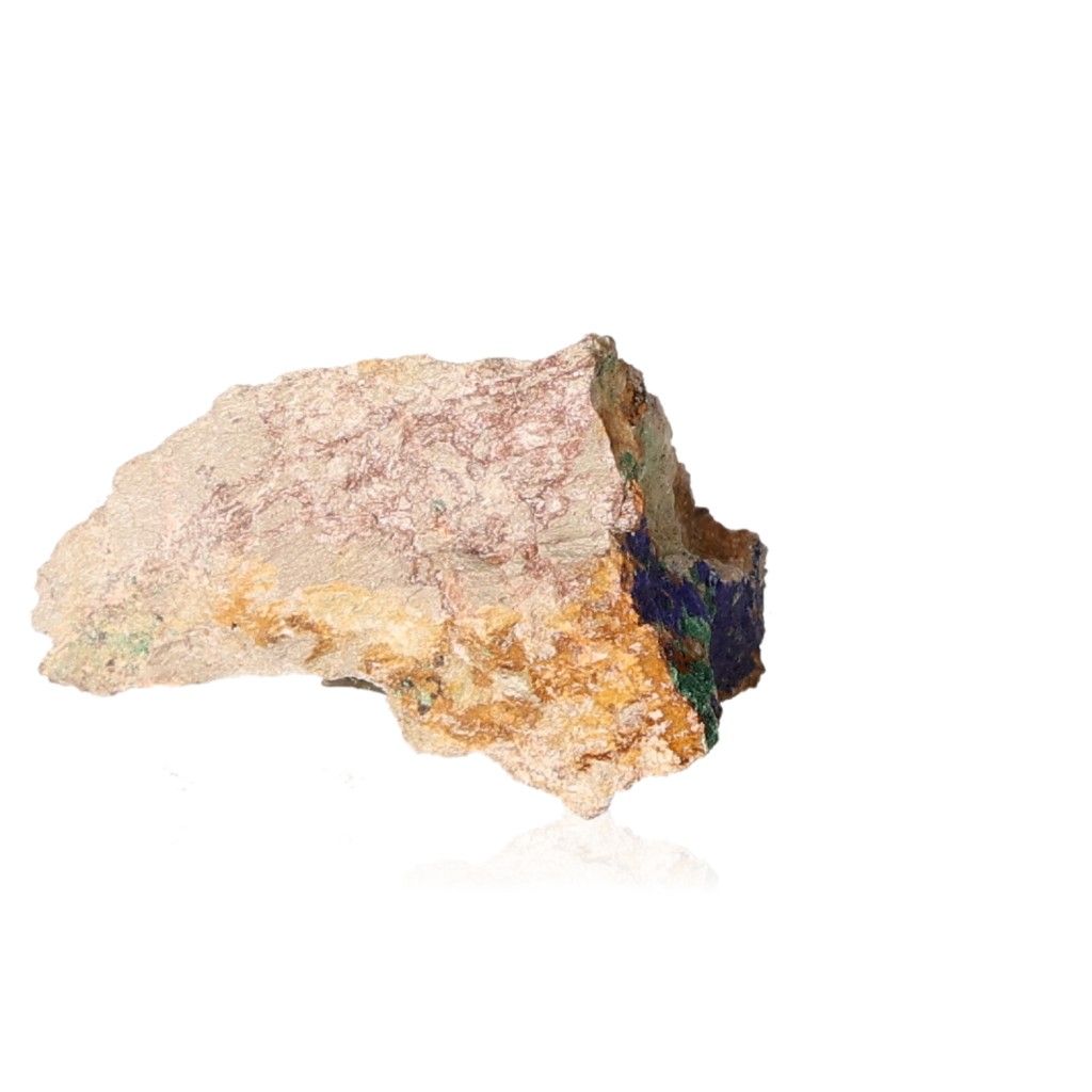 Azurite mineral featuring deep blue hues and unique patterns, ideal for boosting mental clarity and enhancing personal growth.