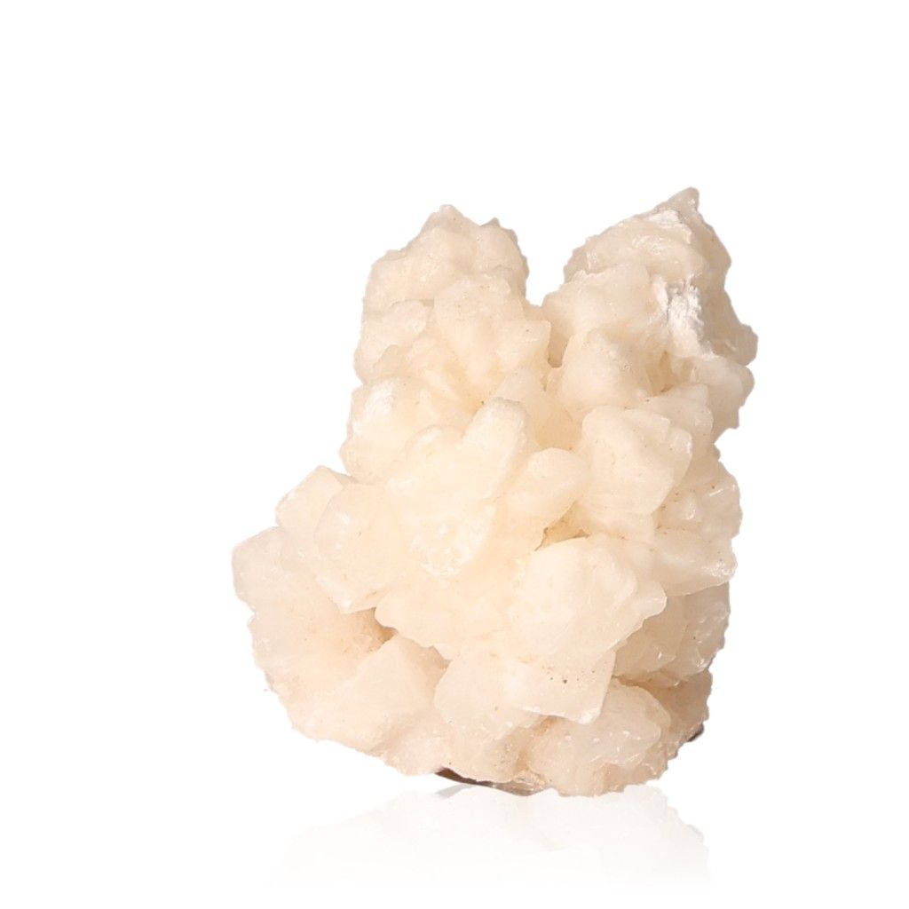 Ighoud Calcite Druze from Morocco with creamy tones and earthy energy for grounding and spiritual growth.